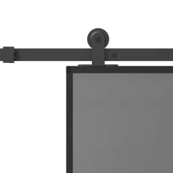 Porte coulissante kit de quincaillerie trempé verre aluminium 517444517444