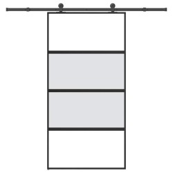 Porte coulissante kit de quincaillerie trempé verre aluminium 517449517449