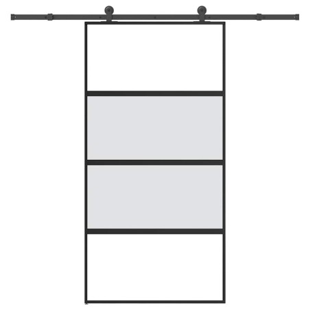 Porte coulissante kit de quincaillerie trempé verre aluminium 517449517449
