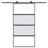 Porte coulissante kit de quincaillerie trempé verre aluminium 517449517449