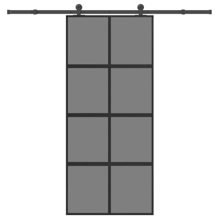 Porte coulissante kit de quincaillerie trempé verre aluminium 517476517476