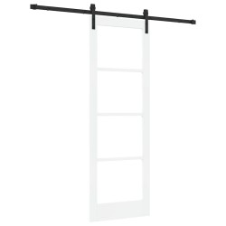 Porte coulissante ORKDAL Blanc et Noir 73,5 x 211 cm 517492517492