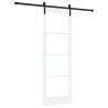 Porte coulissante ORKDAL Blanc et Noir 73,5 x 211 cm 517492517492