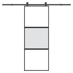 Porte coulissante kit de quincaillerie trempé verre aluminium 517498517498