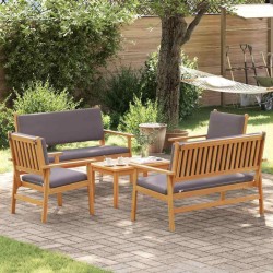 Ensemble de canapé de jardin 5 pcs Marron Bois d'Acacia Massif 517500517500