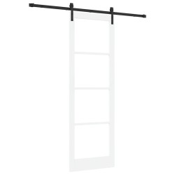Porte coulissante ORKDAL Blanc et Noir 78 x 232 cm 517511517511