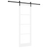 Porte coulissante ORKDAL Blanc et Noir 78 x 232 cm 517511517511