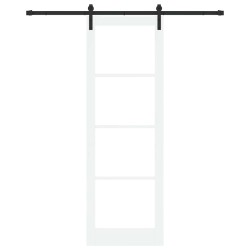 Porte coulissante ORKDAL Blanc et Noir 78 x 232 cm 517511517511