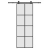Porte coulissante avec kit de quincaillerie 76x205 cm Verre ESG 517513517513