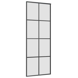 Porte coulissante avec kit de quincaillerie 76x205 cm Verre ESG 517513517513