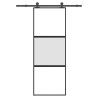 Porte coulissante kit de quincaillerie trempé verre aluminium 517522517522