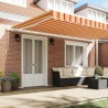 Auvent Rétractable Jaune et Orange 500 × 350 cm 517541517541