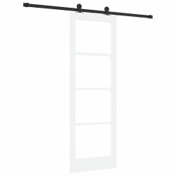 Porte coulissante ORKDAL Blanc et Noir 73,5 x 211 cm 517544517544
