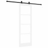 Porte coulissante ORKDAL Blanc et Noir 73,5 x 211 cm 517544517544