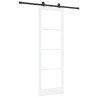 Porte coulissante ORKDAL Blanc et Noir 78 x 232 cm 517553517553
