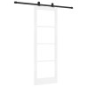 Porte coulissante ORKDAL Blanc et Noir 73,5 x 211 cm 517554517554