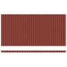 Auvent Rétractable orange et marron 600 × 300 cm 517570517570
