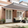 Auvent Gris clair 500 x 300 x 165 cm Polyester et métal 517577517577