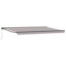 Cadre d'auvent Gris clair 500 × 300 cm 517578517578