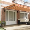 Auvent Rétractable Jaune et Orange 600 × 300 cm 517580517580