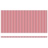 Auvent Rétractable Rouge et Blanc 600 × 300 cm 517581517581