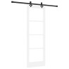 Porte coulissante ORKDAL Blanc et Noir 73,5 x 211 cm 517582517582