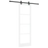 Porte coulissante ORKDAL Blanc et Noir 78 x 232 cm 517589517589