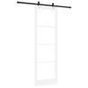 Porte coulissante ORKDAL Blanc et Noir 78 x 232 cm 517589517589