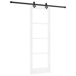 Porte coulissante ORKDAL Blanc et Noir 73,5 x 211 cm 517590517590