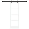 Porte coulissante ORKDAL Blanc et Noir 73,5 x 211 cm 517590517590