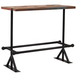 Mobilier de bar 5 pcs Bois de récupération massif Multicolore 517595517595