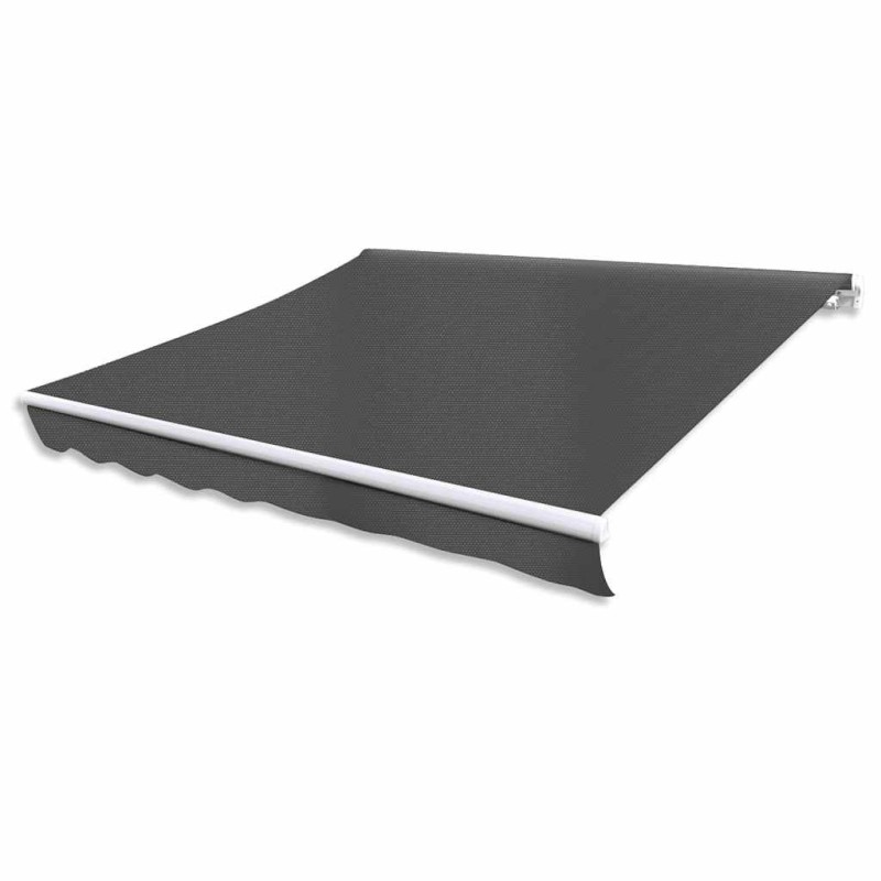 Auvent pliable motorisé 400 cm Anthracite 517596517596
