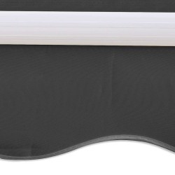 Auvent pliable motorisé 400 cm Anthracite 517596517596