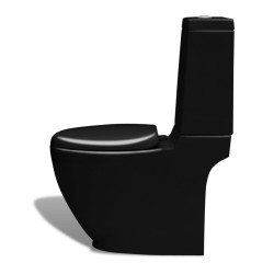 Ensemble de toilette et bidet sur pied Noir Céramique 517598517598