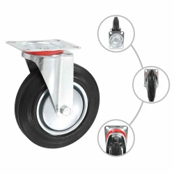 24 pcs Roulettes pivotantes 200 mm 517613517613