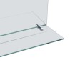 Miroir mural avec étagère 50x70 cm Verre trempé 517622517622