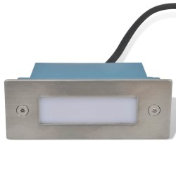 Lampes LED encastrée d'escalier 6 pcs 44x111x56 mm 517628517628