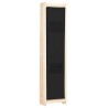 Cloison de séparation 6 panneaux Noir 240 x 170 x 4 cm Tissu 517632517632
