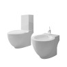 Ensemble de bidet et toilette Céramique Blanc 517638517638
