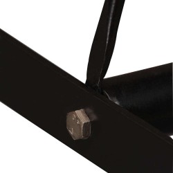Ensemble de bar 5 pcs Bois d'acacia massif et cuir véritable 517644517644