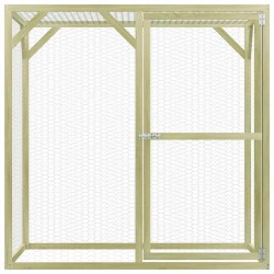 Poulailler 1,5x1,5x1,5 m Pinède imprégnée 517649517649