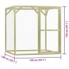 Poulailler 1,5x1,5x1,5 m Pinède imprégnée 517649517649