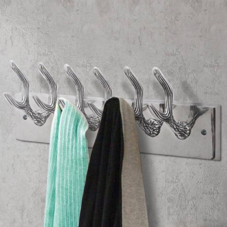 Crochets à vêtements de garde-robe 2 pcs Argenté Aluminium 517659517659