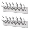 Crochets à vêtements de garde-robe 2 pcs Argenté Aluminium 517659517659