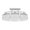 Plafonnier avec abat-jours en verre ellipsoïde 2 pcs E14  517660517660