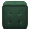 2 pcs Poufs Vert 30 x 30 x 30 cm Tissu velours 517667517667