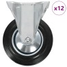 12 pcs Roulettes fixes 160 mm 517691517691