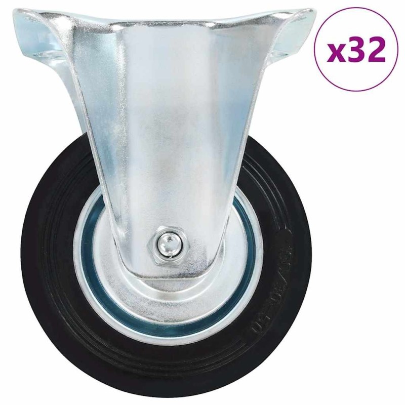 32 pcs Roulettes fixes 100 mm 517699517699