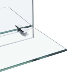Miroir mural avec étagère 30x30 cm Verre trempé 517700517700