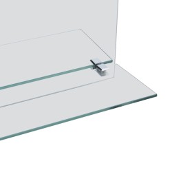 Miroir mural avec étagère 40x60 cm Verre trempé 517701517701